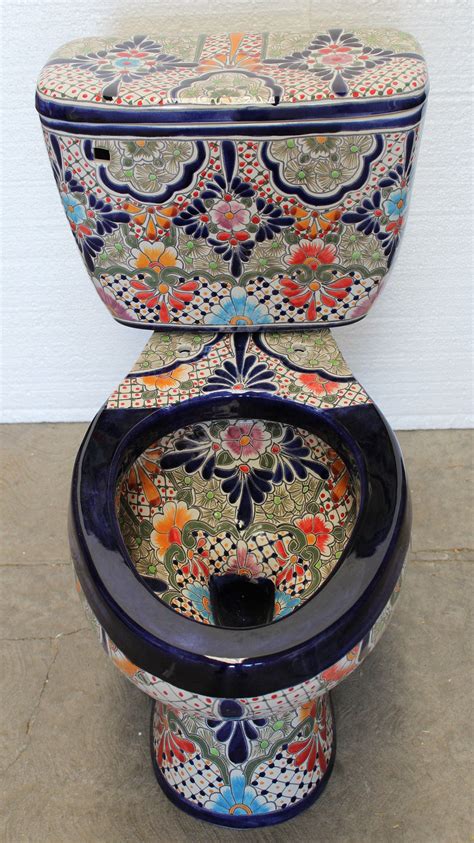 hand painted toilet